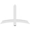Ekena Millwork Bellingham Architectural Grade PVC Gable Bracket, 48"W x 32"H x 4"D x 4"F, 16/12 Pitch GBP048X32X0404BEL00 - alternate 4